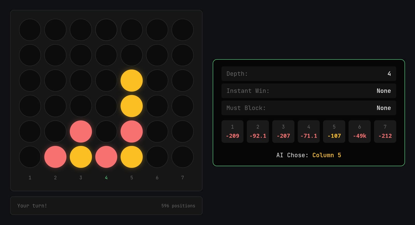 Mid-game with the debug panel open